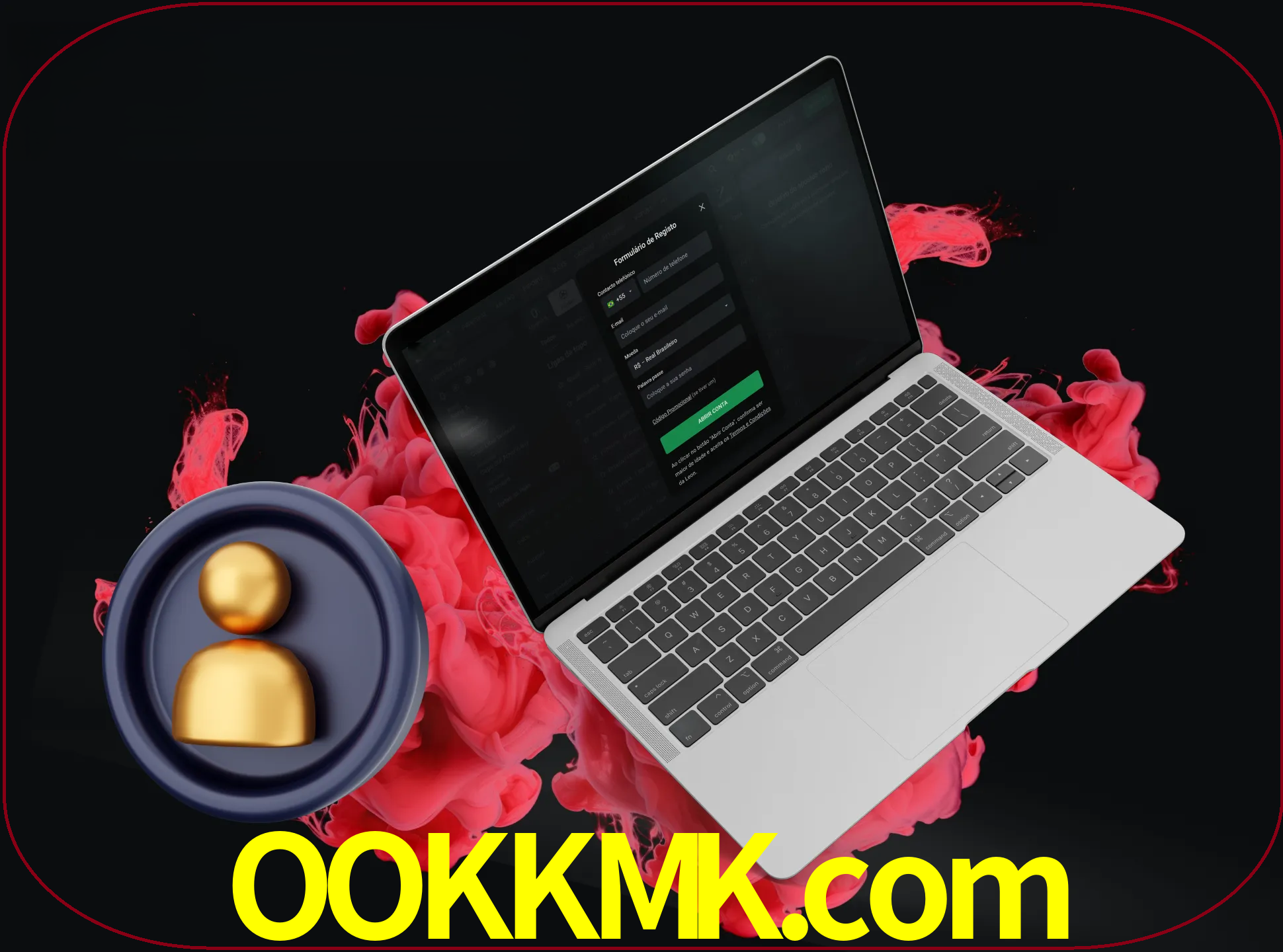 No cabeçalho do site ookkmk, clique no botão que o levará a um formulário especial onde terá de introduzir as suas informações actuais.